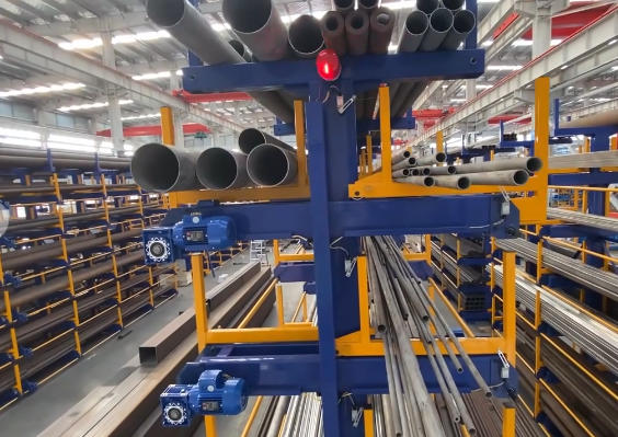 Industrial Pipe and Sheet Storage Rack
