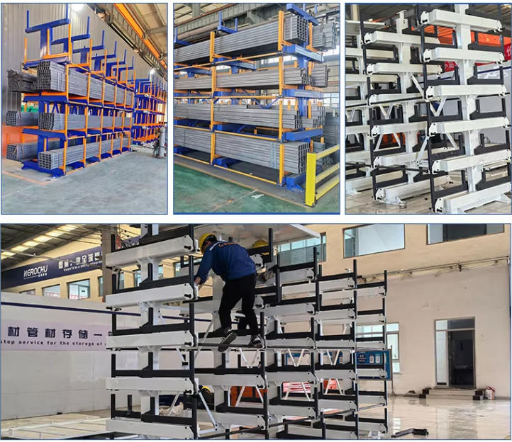 Heavy duty cantilever racking system CE UE ISO 9001 Certified