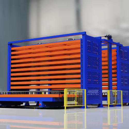 Heavy Duty Industrial Automatic Storage Racks Steel Metal Shelves Storage Pallet Steel Metal Fully Automatic Storage Warehouse