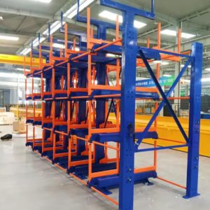 Manual Telescopic Cantilever Rack Manual Cranked Type Cantilever Racking for Long Materials