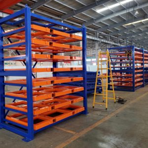 Steel plate racking system Sheet metal storage Rack design
