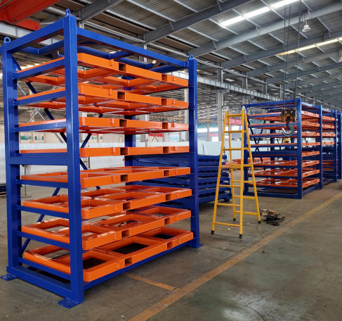 Steel plate racking system Sheet metal storage Rack design