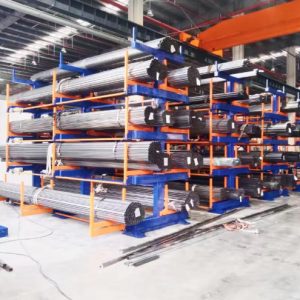 Crank-Out Heavy Duty Pipe Cantilever Rack Warehouse Rack Storage