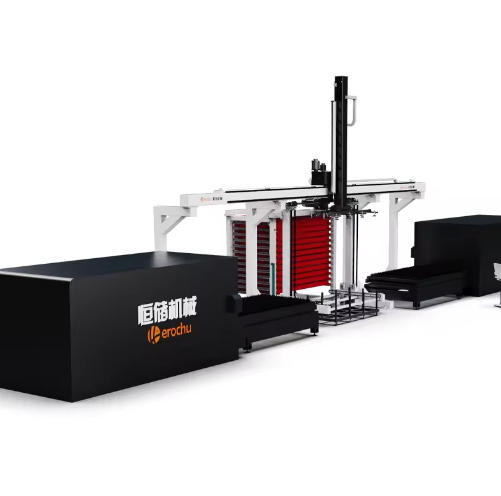 Gantry Robot System for Fiber Laser Loading & Unloading