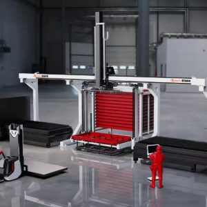 Gantry Robot System for Fiber Laser Loading & Unloading
