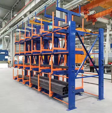 Pipe Storage Warehouse Heavy Duty Cantilever Rack