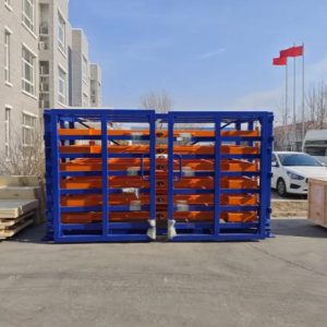 Drawer Type Roll out Sheet Metal Rack for Storage Steel Plate