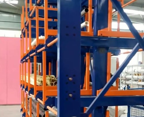 Cantilever sheet metal Rack/Heavy duty cantilevered pipe rack