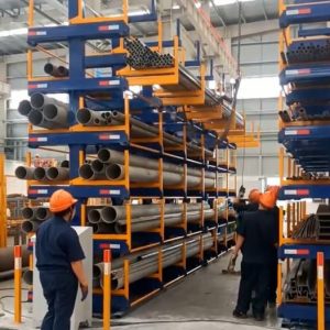 Cantilever sheet metal Rack/Heavy duty cantilevered pipe rack