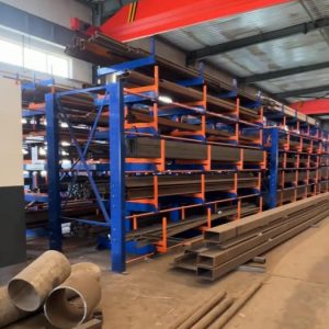 Electric Telescopic Cantilever Shelves Roll-out cantilever racking