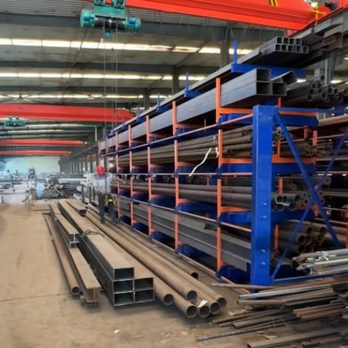 Electric Telescopic Cantilever Shelves Roll-out cantilever racking