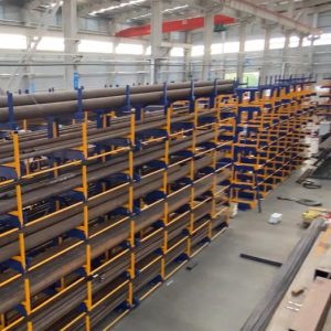 Telescopic Cantilever Racking Shelves Metal Long Material Storage Solution