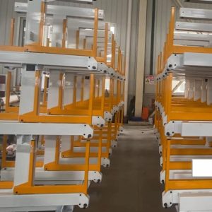 Steel bar stock storage racks