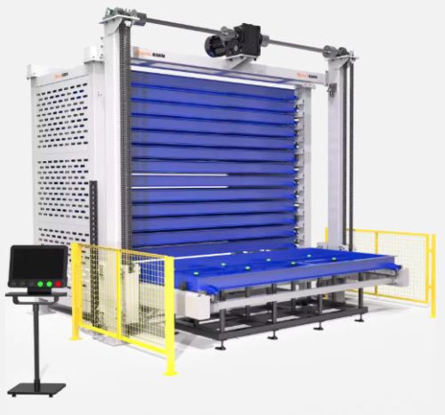 Intelligent Sheet metal storage system for large quantities