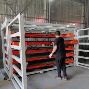 Heavy Duty Horizontal Sheet Metal Storage System