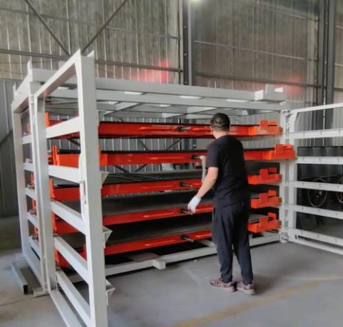 Heavy Duty Horizontal Sheet Metal Storage System