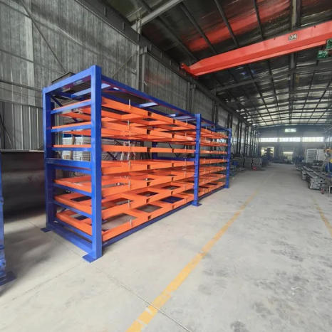 Metal sheet rack horizontal