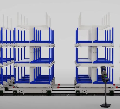 Heavy duty Rail type cantilever racks