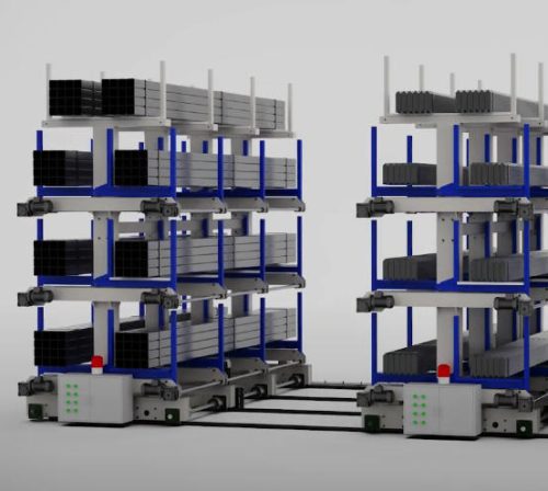 Heavy-Duty Cantilever Racking Storage for Long Items
