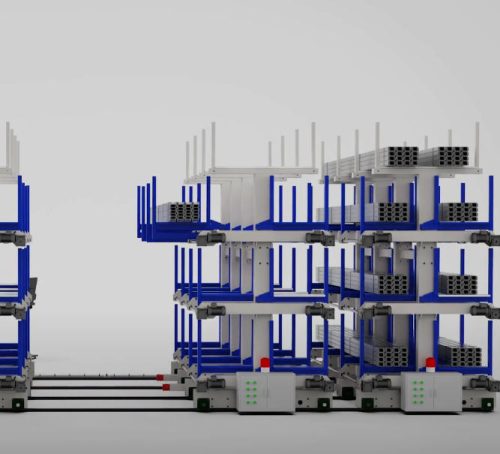 Heavy-Duty Cantilever Racking Storage for Long Items