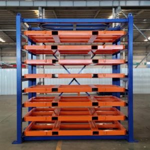 Metal sheet rack horizontal