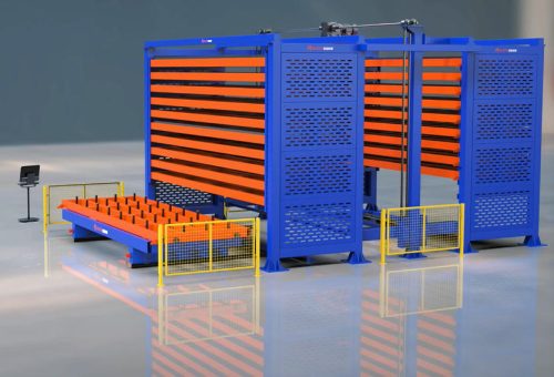 Automatic plate storage warehouse