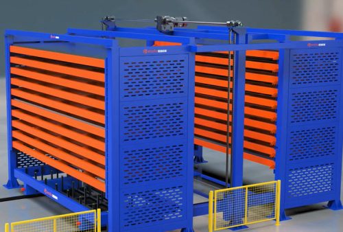 Automatic plate storage warehouse