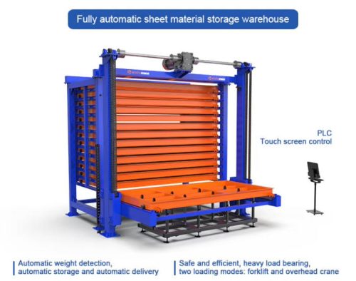 Custom automated sheet metal storage systems manufacturer