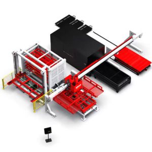 Loading & unloading laser automation