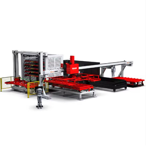 Loading & unloading laser automation