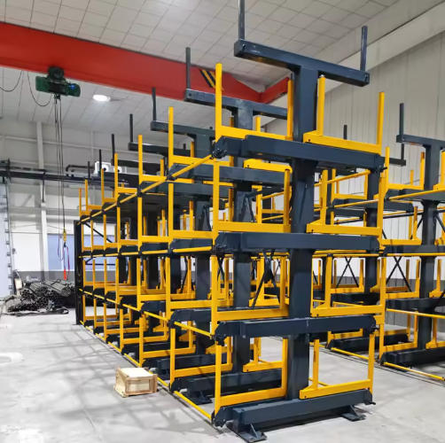Telescopic Cantilever Industrial Roll Out Racking