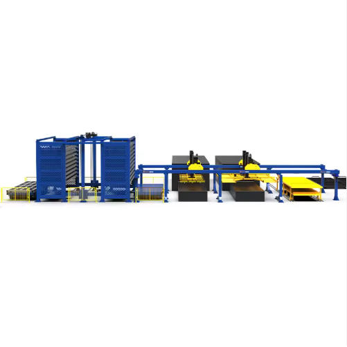 Automatic loading unloading system for Laser cutter