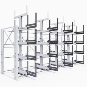 Single and double sided cantilever racks