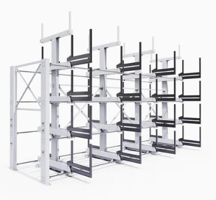 Single and double sided cantilever racks