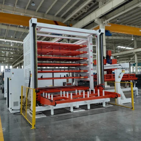 Automatic plate storage system
