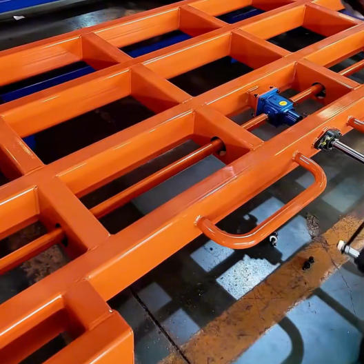 Draw-type steel storage shelves of steel plates