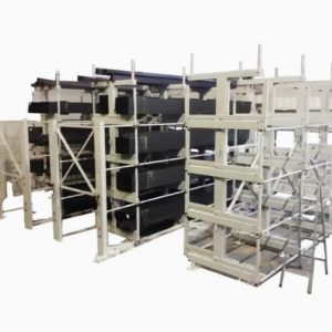 Roll out cantilever racking