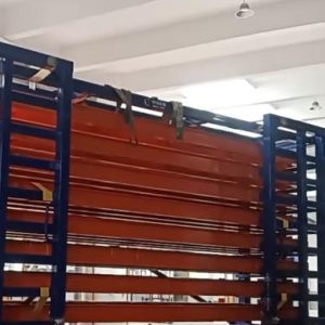 Manual Crank Rolling Sheet Metal Storage Shelving