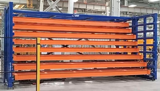 Manual Crank Rolling Sheet Metal Storage Shelving