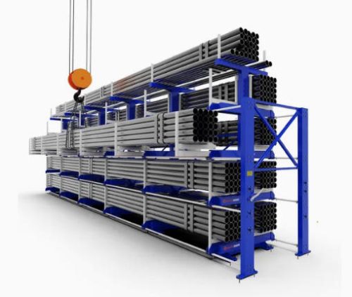 Pipe storage material warehouse