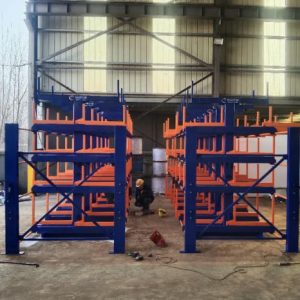 Industrial steel pipe storage rack design