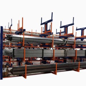 Warehouse Storage Electric Telescopic Cantilever Rack for Pipe Storage