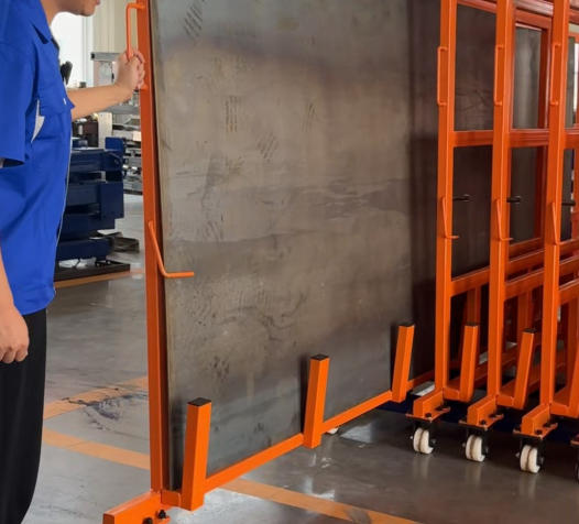 Vertical Sheet Metal Storage Racks For Raw Sheet Metal