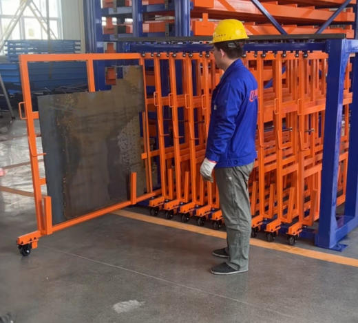 Vertical Sheet Metal Storage Racks For Raw Sheet Metal