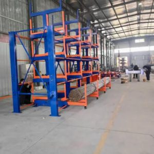 Cantilever sheet metal rack