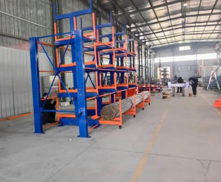 Cantilever sheet metal rack