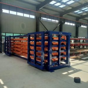 Sheet metal storage for 2d laser plate
