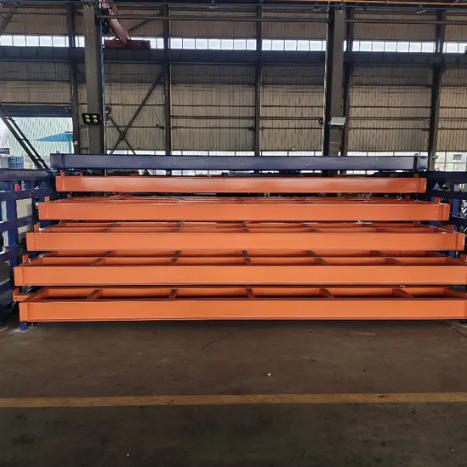 Sheet metal storage for 2d laser plate
