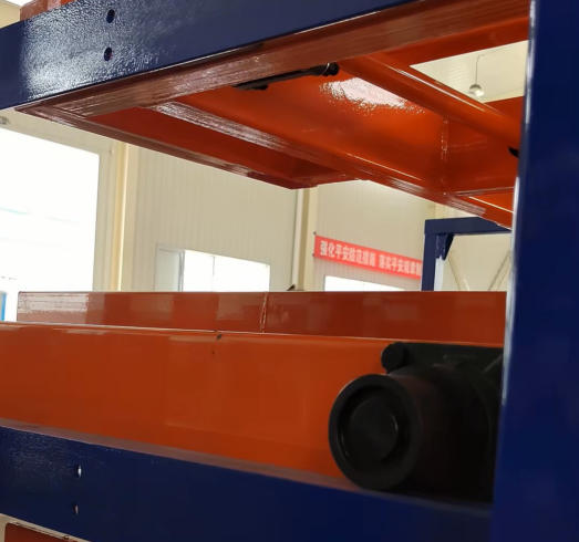 Steel plate storage shelves