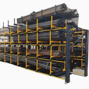 Roll Out Telescopic Cantilever Racks with 6m 9m 12m Steel Pipe